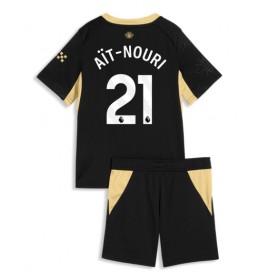 Manchester City Rayan Ait-Nouri #21 Borta Kläder Barn 2026-27 Kortärmad (+ Korta byxor)